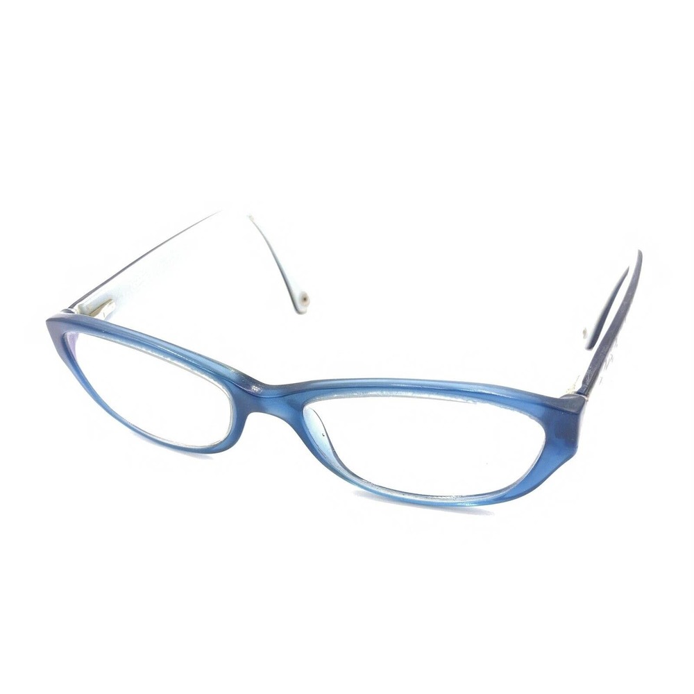 Coach Translucent Clear Blue Oval Eyeglasses Fram… - image 8
